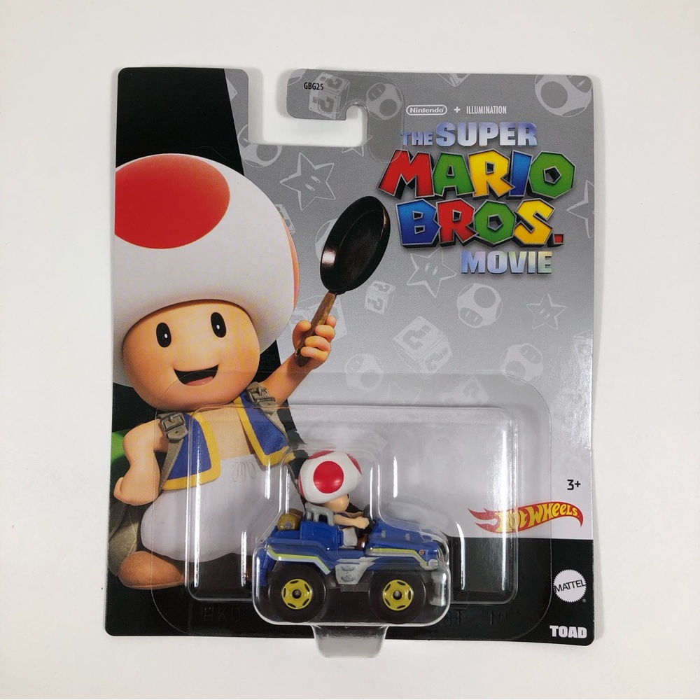 2023 Hot Wheels Nintendo THE SUPER MARIO BROS. MOVIE Toad